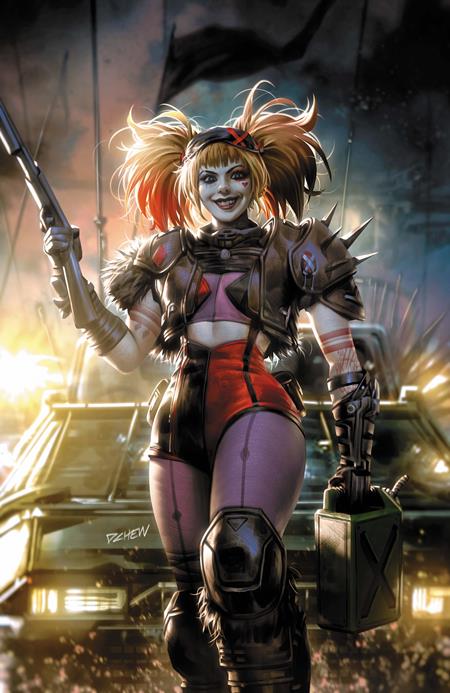 00A. HARLEY QUINN #66 CVR D DERRICK CHEW CARD STOCK (BATMAN BAD SEEDS)