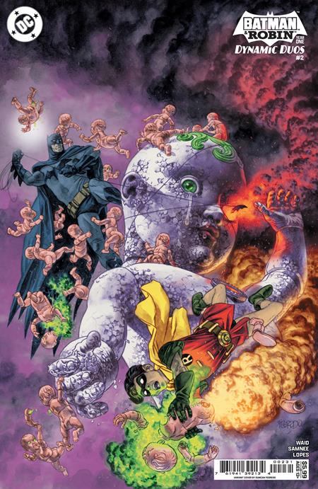 00A. BATMAN & ROBIN YEAR ONE DYNAMIC DUOS #2 (OF 12) CVR C DUNCAN FEGREDO CARD STOCK