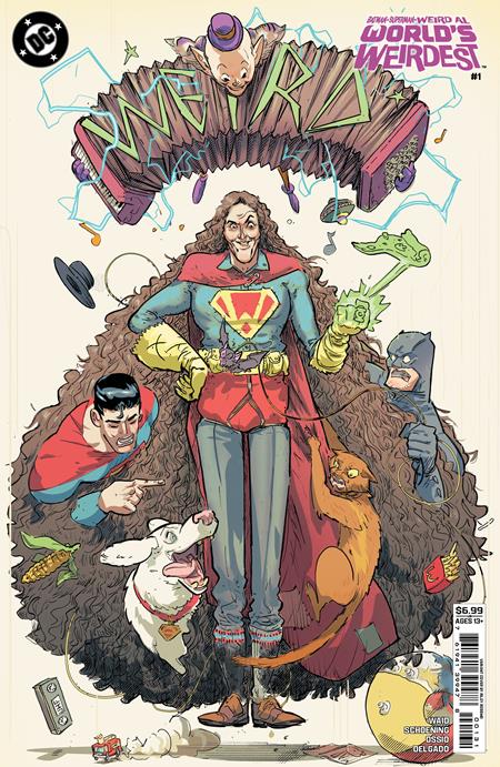 00A. BATMAN SUPERMAN WEIRD AL WORLDS WEIRDEST #1 (ONE SHOT) CVR C RILEY ROS…