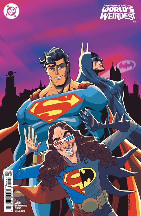 00A. BATMAN SUPERMAN WEIRD AL WORLDS WEIRDEST #1 (ONE SHOT) CVR D JERRY GA…