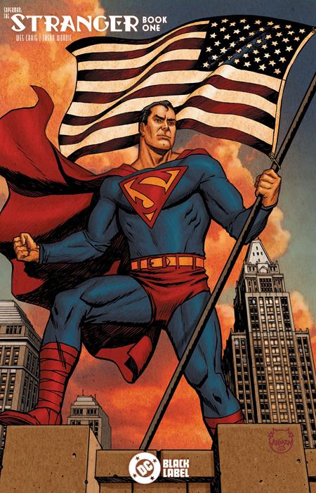 00A. SUPERMAN THE STRANGER #1 (OF 6) CVR B DAVE JOHNSON CARD STOCK