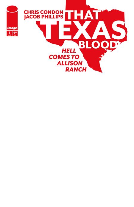 00A. THAT TEXAS BLOOD HELL COMES TO ALLISON RANCH #1 (OF 6) CVR E BLANK SKETCH