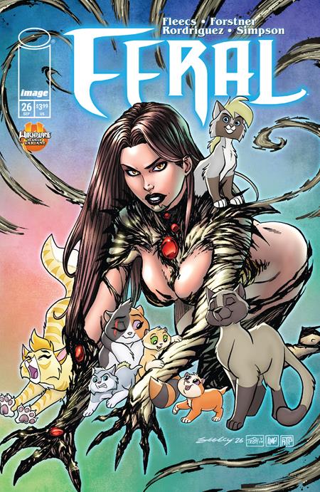00A. FERAL #26 CVR D TRISH FORSTNER & TIM SEELEY WITCHBLADE TEAM UP