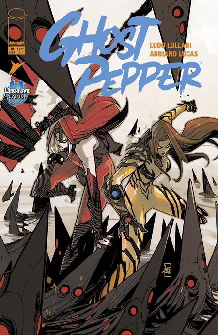 00A. GHOST PEPPER #15 CVR F LUDO LULLABI WITCHBLADE TEAM UP