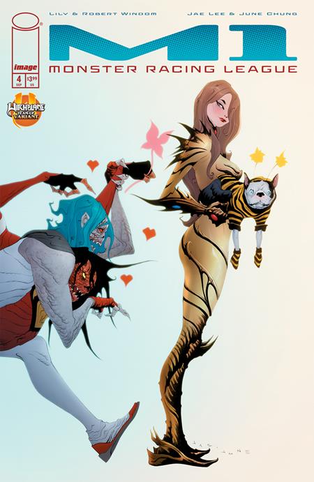 00A. M1 MONSTER RACING LEAGUE #4 CVR B JAE LEE WITCHBLADE TEAM UP