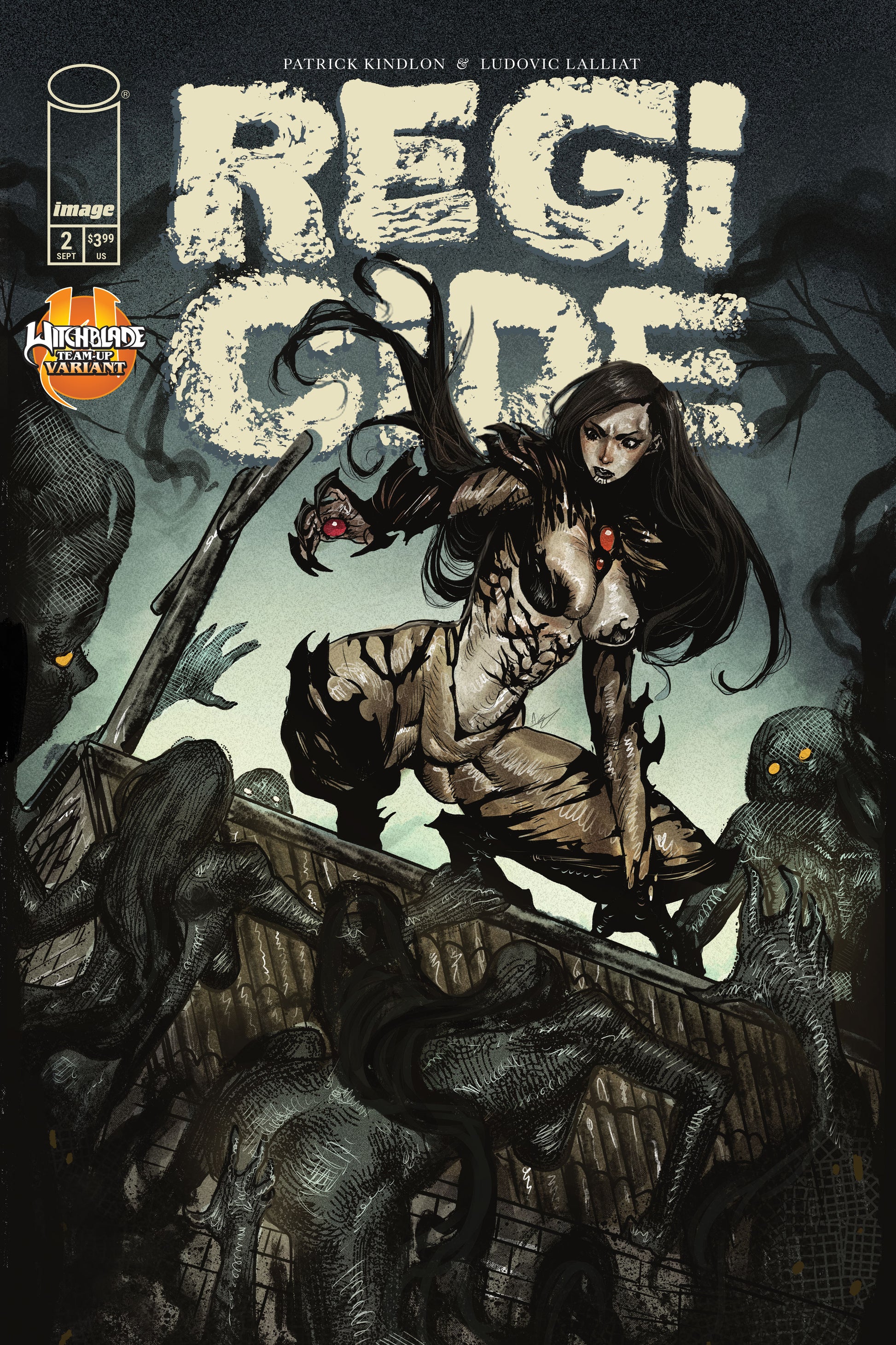 REGICIDE #2 (OF 4) CVR E AKILA GABRIEL WITCHBLADE TEAM UP VAR (MR)