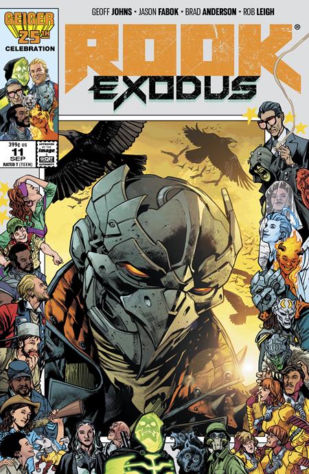 00A. ROOK EXODUS #11 CVR D BRYAN HITCH & BRAD ANDERSON GEIGER #25 ANNIVERSA…