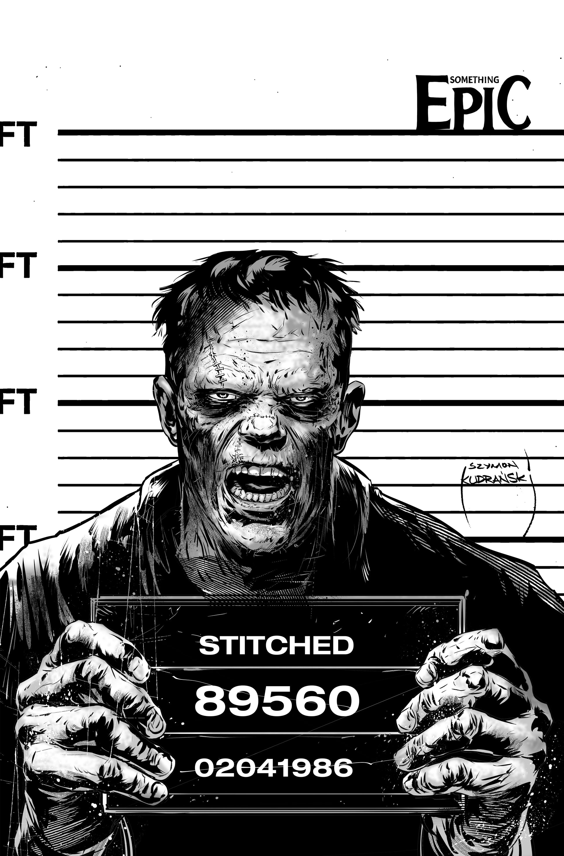 SOMETHING EPIC #15 CVR C SZYMON KUDRANSKI RAW ART VAR