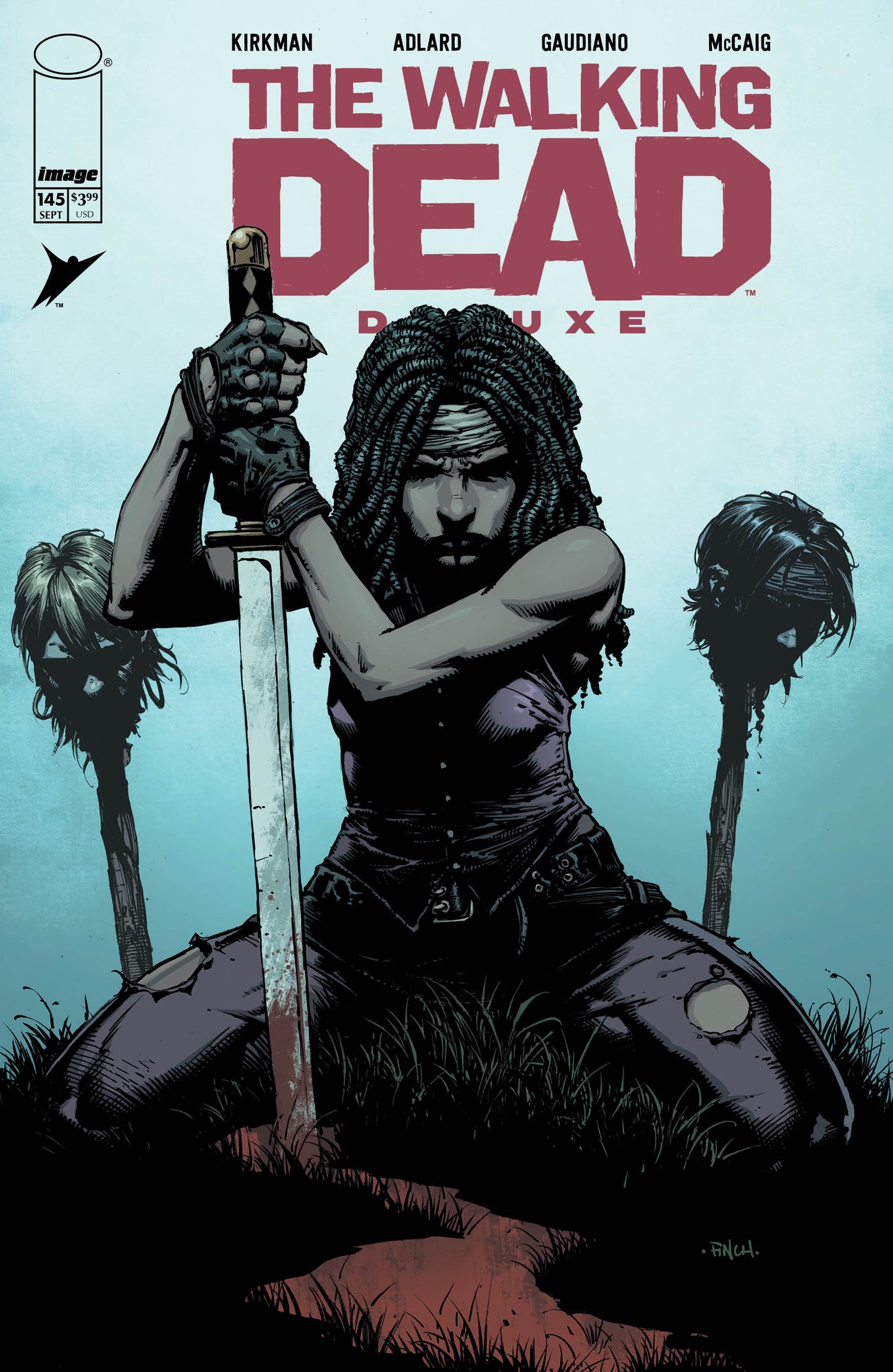 WALKING DEAD DELUXE #145 CVR A DAVID FINCH & DAVE MCCAIG (MR)