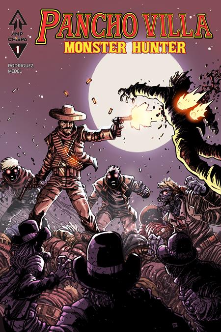 PANCHO VILLA MONSTER HUNTER #1 (OF 3) CVR B GUILLERMO VILLARREAL