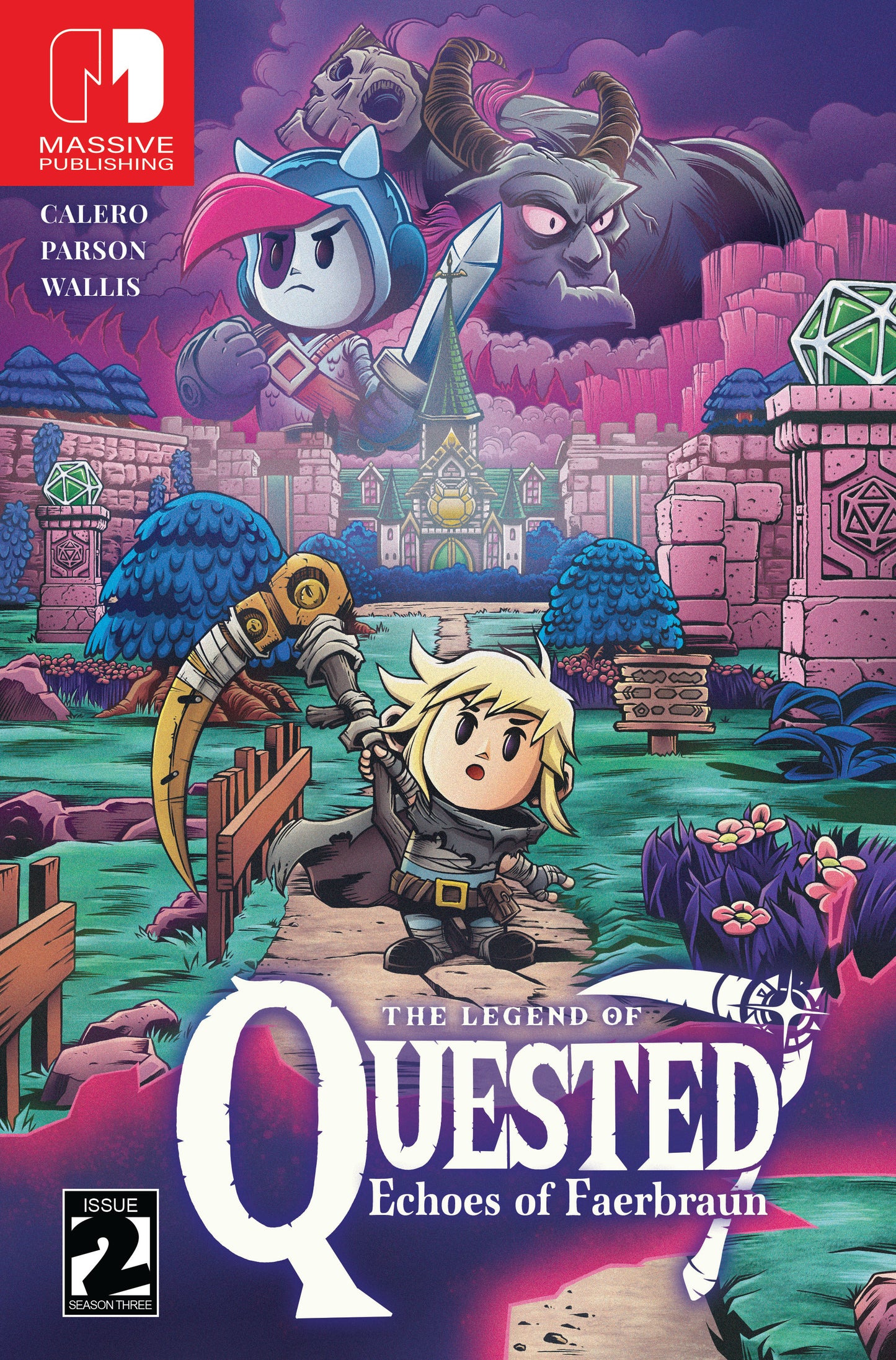 QUESTED #2 (OF 3) CVR C TREVOR RICHARDSON VIDEO GAME HOMAGE VAR