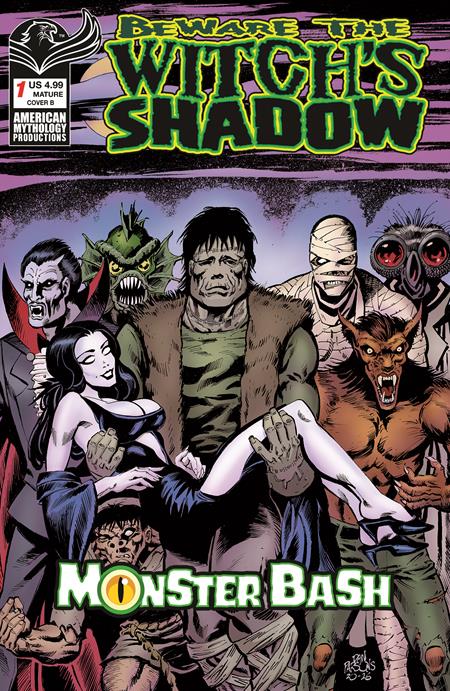 BEWARE THE WITCHS SHADOW MONSTER BASH #1 CVR B DAN PARSONS