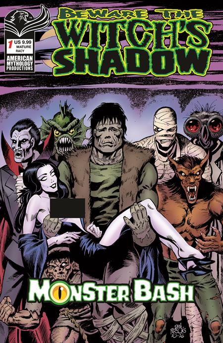 BEWARE THE WITCHS SHADOW MONSTER BASH #1 CVR D DAN PARSONS RISQUE