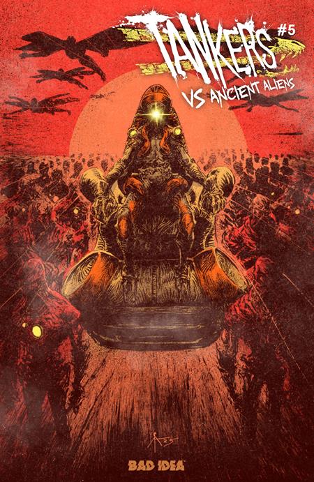 TANKERS VS ANCIENT ALIENS #5 (OF 5) CVR B CALEB ADY