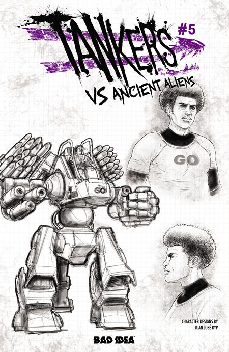 TANKERS VS ANCIENT ALIENS #5 (OF 5) CVR C JUAN JOSE RYP DESIGN