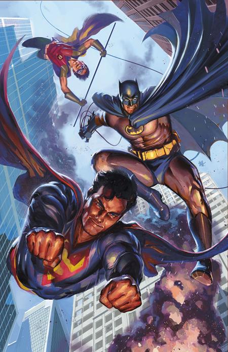 BATMAN SUPERMAN WORLDS FINEST #56 CVR B BEN HARVEY CARD STOCK