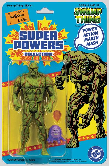 SWAMP THING #1 FACSIMILE EDITION CVR B JASON GEYER & ALEX SAVIUK SWAMP THING SUPER POWERS CARD STOCK