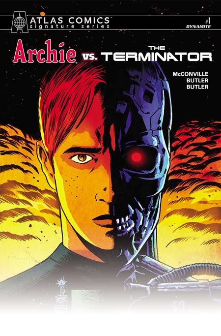 ARCHIE VS THE TERMINATOR #1 CVR K FRANCESCO FRANCAVILLA ATLAS EDITION SIGNED BY FRANCESCO FRANCAVILLA