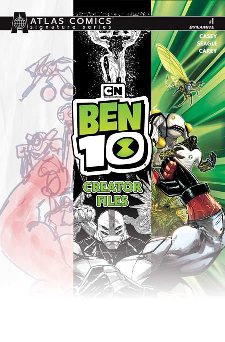 BEN 10 #1 CREATOR FILES (ONE SHOT) CVR C ROBERT CAREY ATLAS EDITION SIGNED BY JOE CASEY
