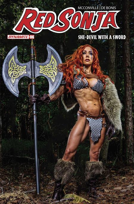 RED SONJA SHE DEVIL WITH A SWORD #6 CVR E COSPLAY VICTORIA RECCHIONE