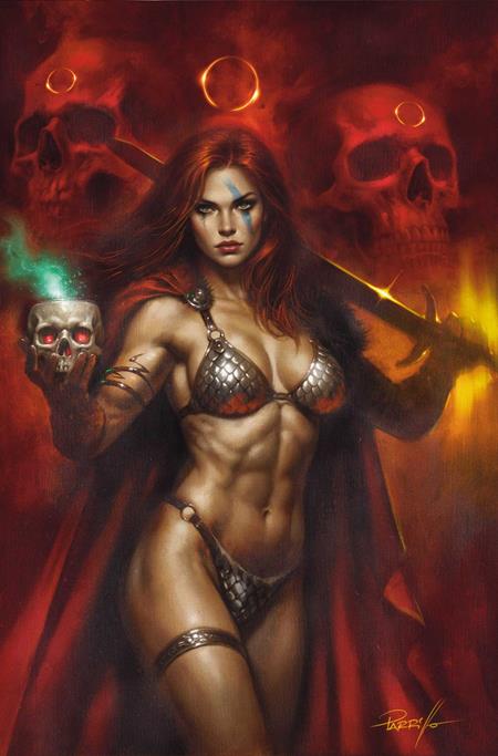 RED SONJA SHE DEVIL WITH A SWORD #6 CVR F LUCIO PARRILLO METAL PREMIUM