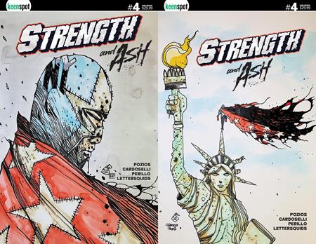 STRENGTH & ASH #4 CVR D STEFANO CARDOSELLI FRANCESCA PERILLO HOLOFOIL FLIP COVER