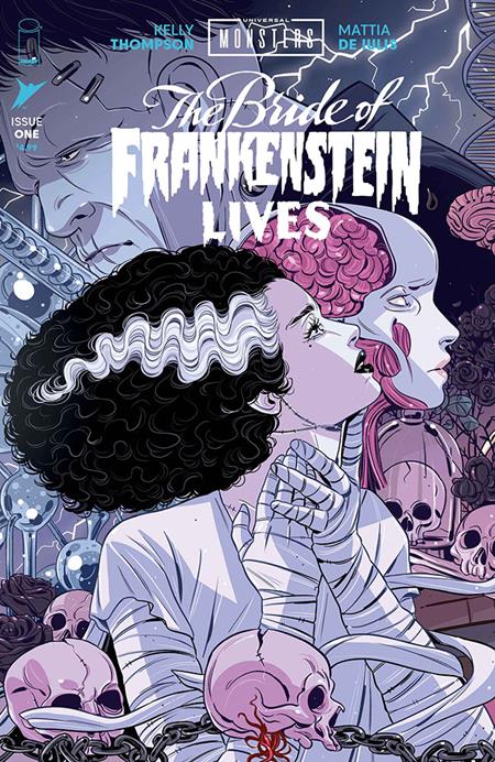 UNIVERSAL MONSTERS THE BRIDE OF FRANKENSTEIN LIVES #1 (OF 4) CVR D LUANA VECCHIO CONNECTING