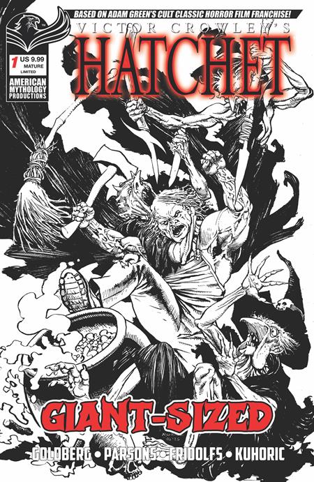GIANT SIZED HATCHET HALLOWEEN #1 (ONE SHOT) CVR F ROY ALLAN MARTINEZ LIMITED B&W