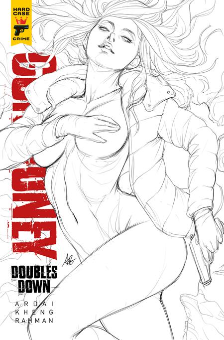 GUN HONEY DOUBLES DOWN #1 SDCC EXCLUSIVE ARTGERM CARDSTOCK INKS