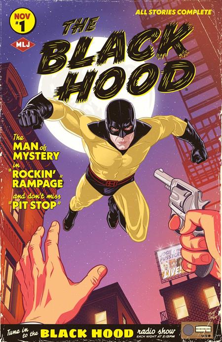 JOSIE AND THE PUSSYCATS ROCK ON (ONE SHOT) CVR B MATT TALBOT BLACK HOOD