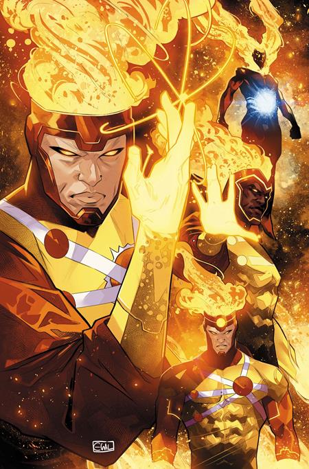 FURY OF FIRESTORM #8 (OF 9) CVR B EDWIN GALMON CARD STOCK