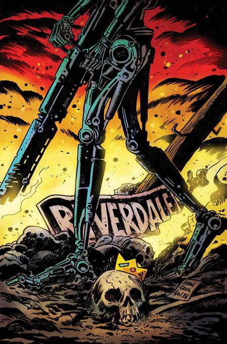 ARCHIE VS THE TERMINATOR #2 CVR E FRANCESCO FRANCAVILLA METAL PREMIUM