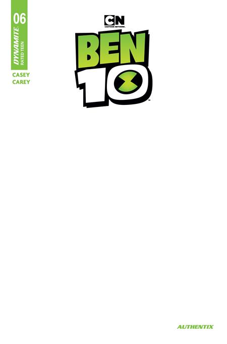 BEN 10 #6 CVR F BLANK AUTHENTIX