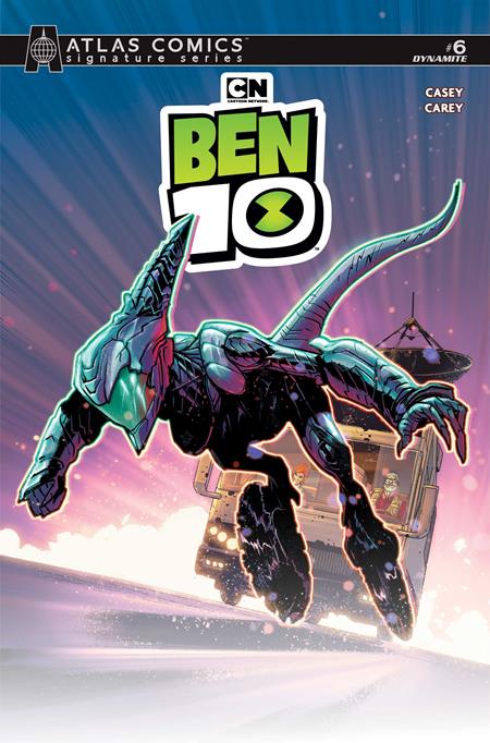 BEN 10 #6 CVR I ROBERT CAREY ATLAS EDITION SIGNED BY JOE CASEY