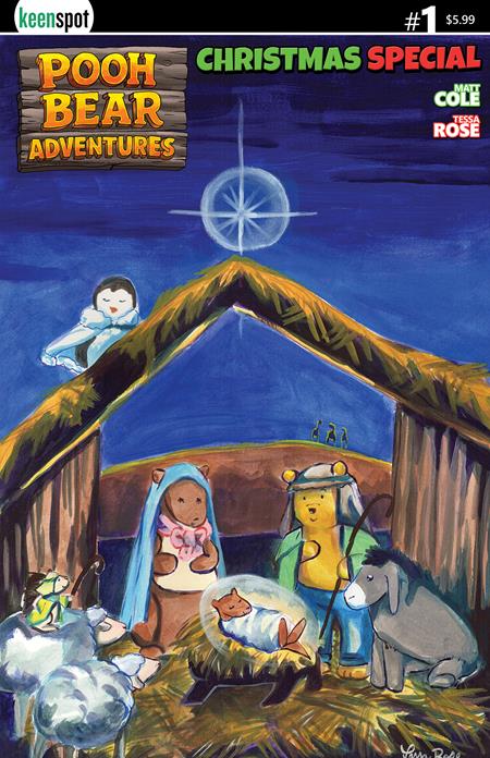 POOH BEAR ADVENTURES CHRISTMAS SPECIAL #1 (ONE SHOT) CVR C TESSA ROSE THE NATIVITY