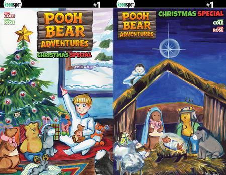 POOH BEAR ADVENTURES CHRISTMAS SPECIAL #1 (ONE SHOT) CVR D TESSA ROSE HOLOFOIL FLIP