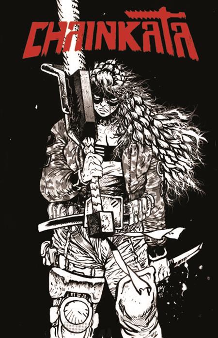 CHAINKATA #1 CVR B DANIEL WARREN JOHNSON B&W