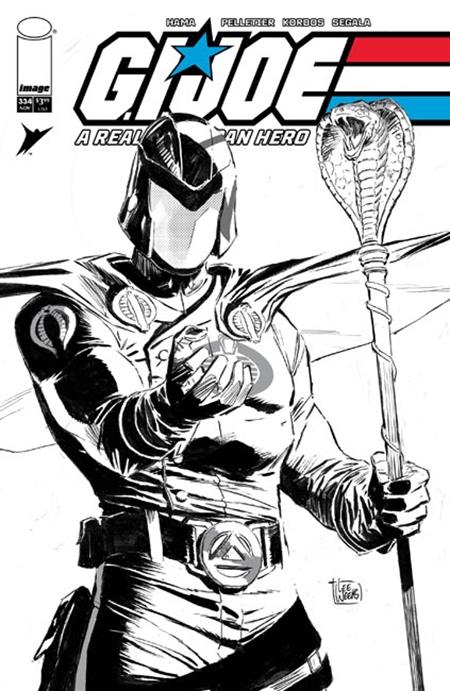 GI JOE A REAL AMERICAN HERO #334 CVR B LEE WEEKS B&W