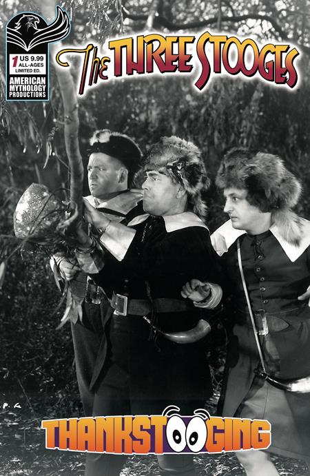THREE STOOGES THANKSTOOGING #1 (ONE SHOT) CVR D LIMITED EDITION B&W PHOTO