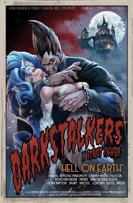 DARKSTALKERS X STREET FIGHTER HELL ON EARTH #1 (ONE SHOT) CVR C DRAX GAL
