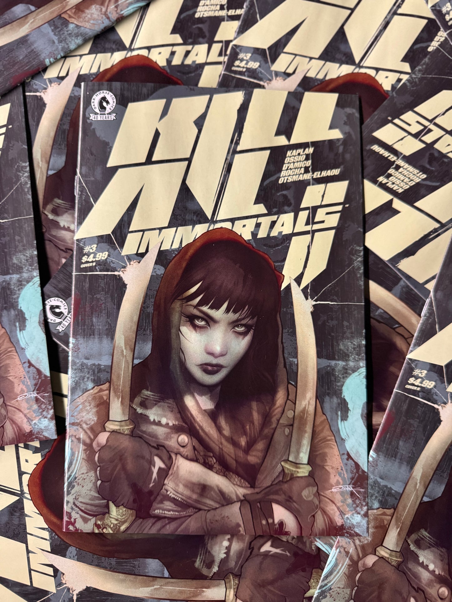 Signed by Dan Quintana kill all immortals #3