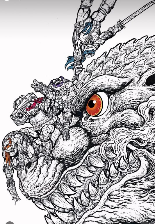 TMNT/Godzilla #1 secret drop