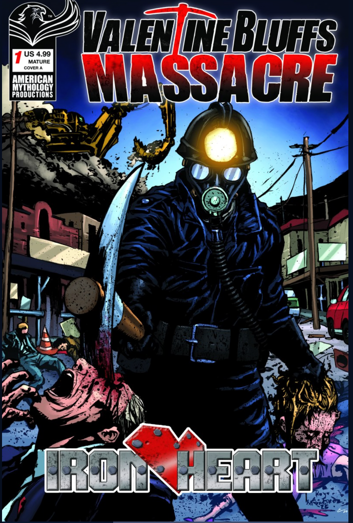 VALENTINE BLUFFS MASSACRE IRON HEART #1 (OF 2) CVR A ROY ALLAN MARTINEZ