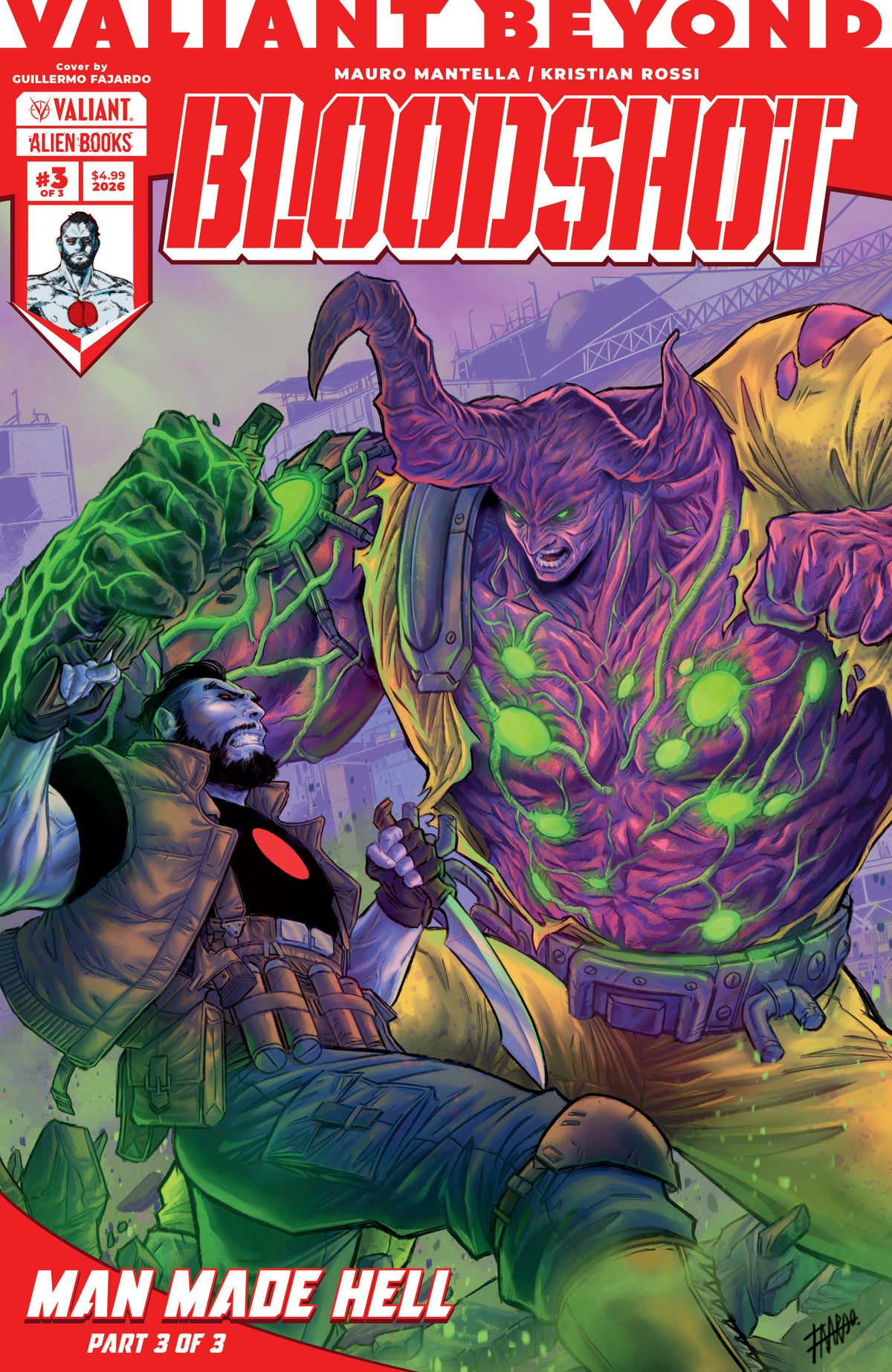 VALIANT BEYOND: BLOODSHOT #6--MAN MADE HELL #3 CVR A FAJARDO