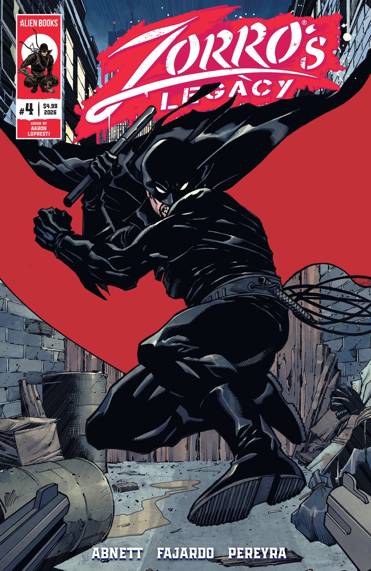 ZORRO'S LEGACY #4 CVR A LOPRESTI