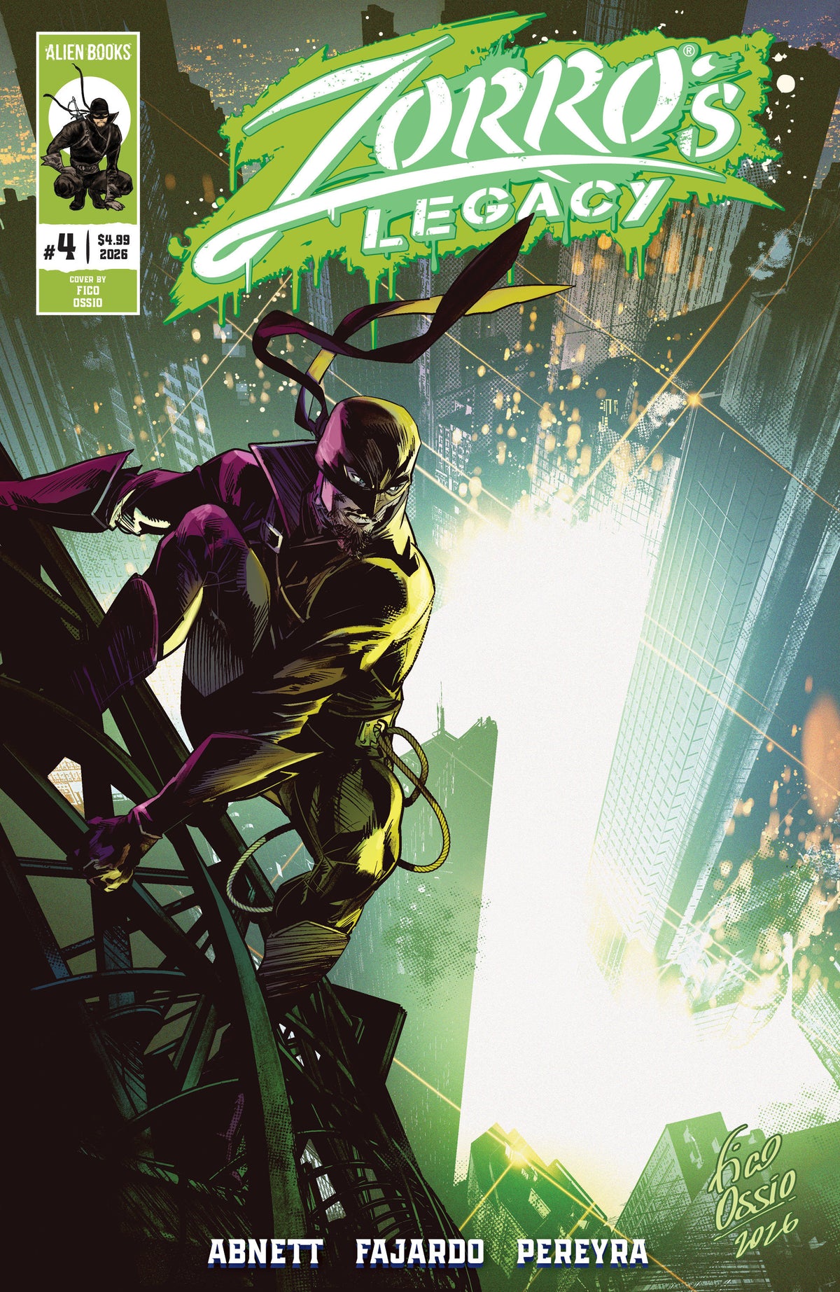 ZORRO'S LEGACY #4 CVR B OSSIO