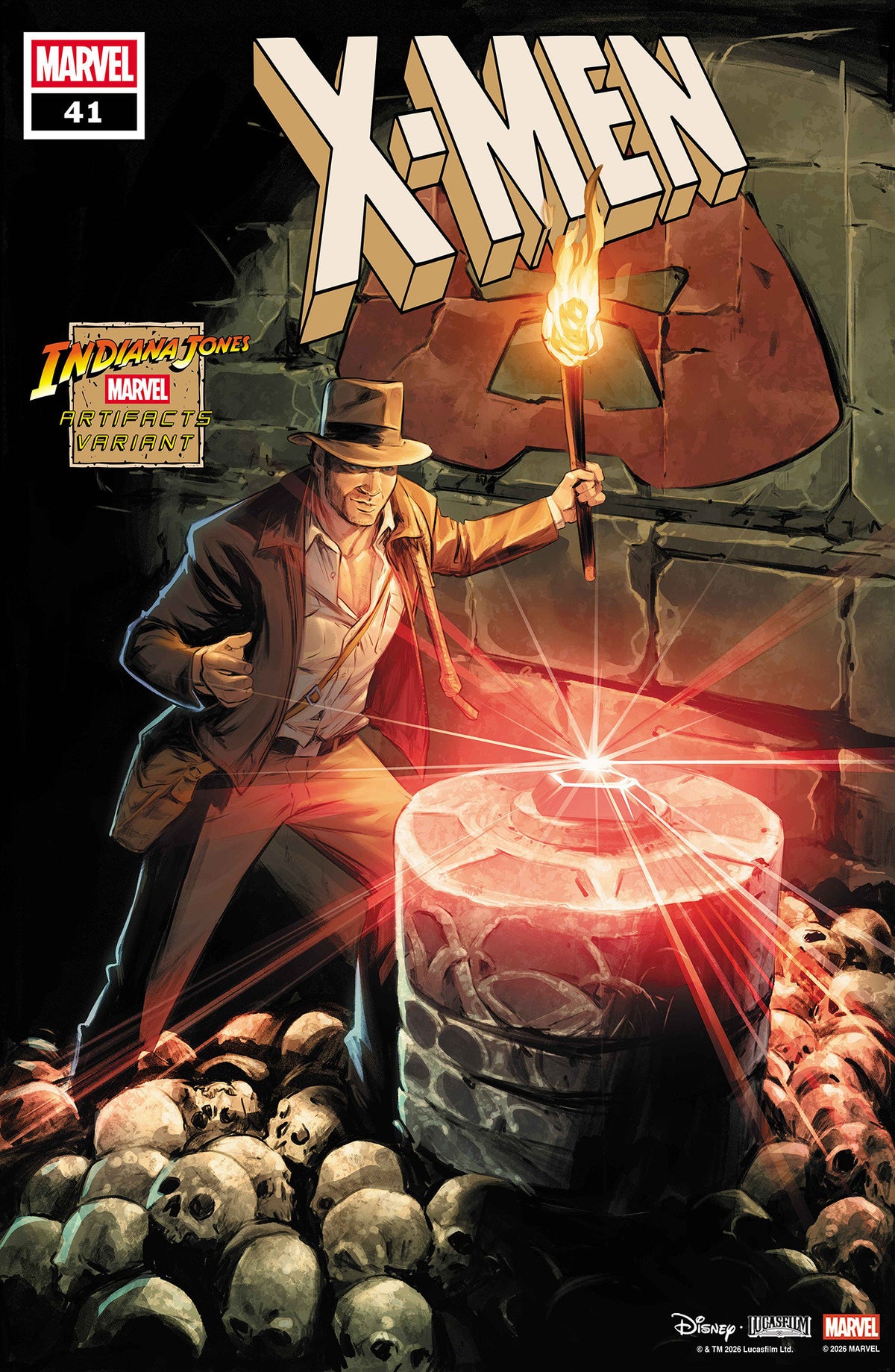 X-MEN #41 CVR C CARMEN CARNERO INDIANA JONES MARVEL ARTIFACT