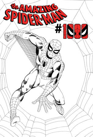 AMAZING SPIDER-MAN #1000 STEVE DITKO BLACK AND WHITE