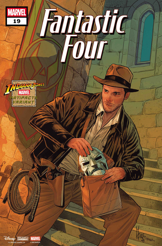FANTASTIC FOUR #19 CVR C MARCO CHECCHETTO INDIANA JONES MARVEL ARTIFACT