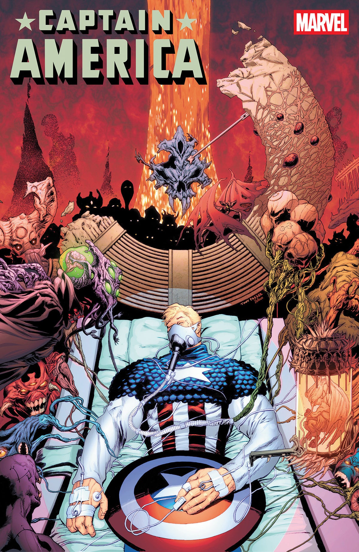 CAPTAIN AMERICA #16 CVR D TONY PARKER